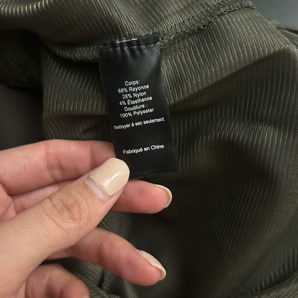 💚Nordstrom ASTR the label Olive Green M Dress💚 - Picture 7 of 9